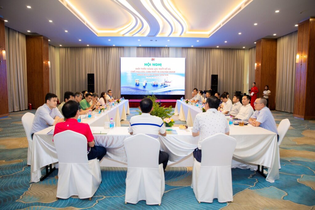 Hội thảo “Giới thiệu năng lực thiết kế và chế tạo các cụm thiết bị chuyên dụng phục vụ khai thác Dầu khí” của Xí nghiệp Cơ điện năm 2025